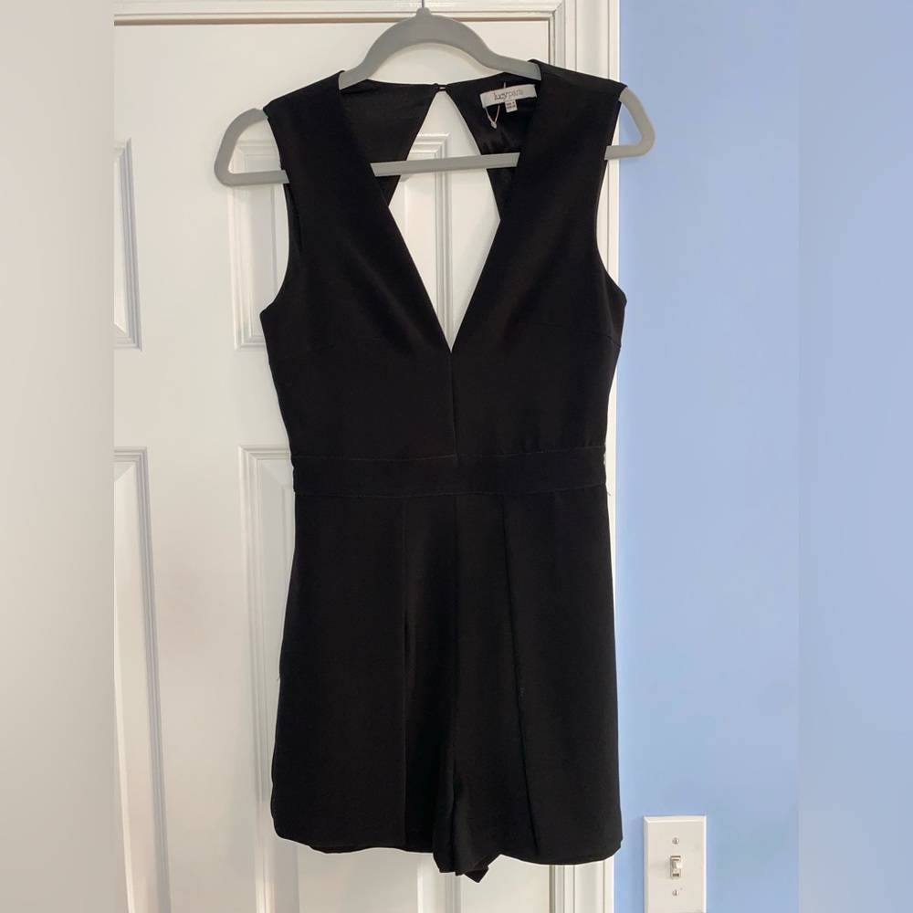 Black Elegant Romper Size Small